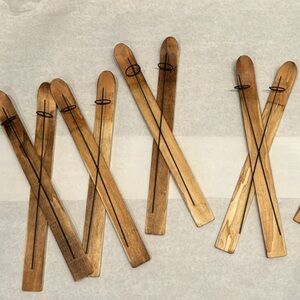 COPY - Handmade Wooden Cross Country Ski Ornaments